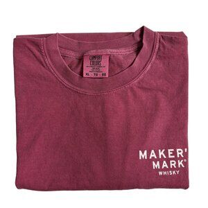 Maker's Mark T-Shirt (Washed Red) - Size XL